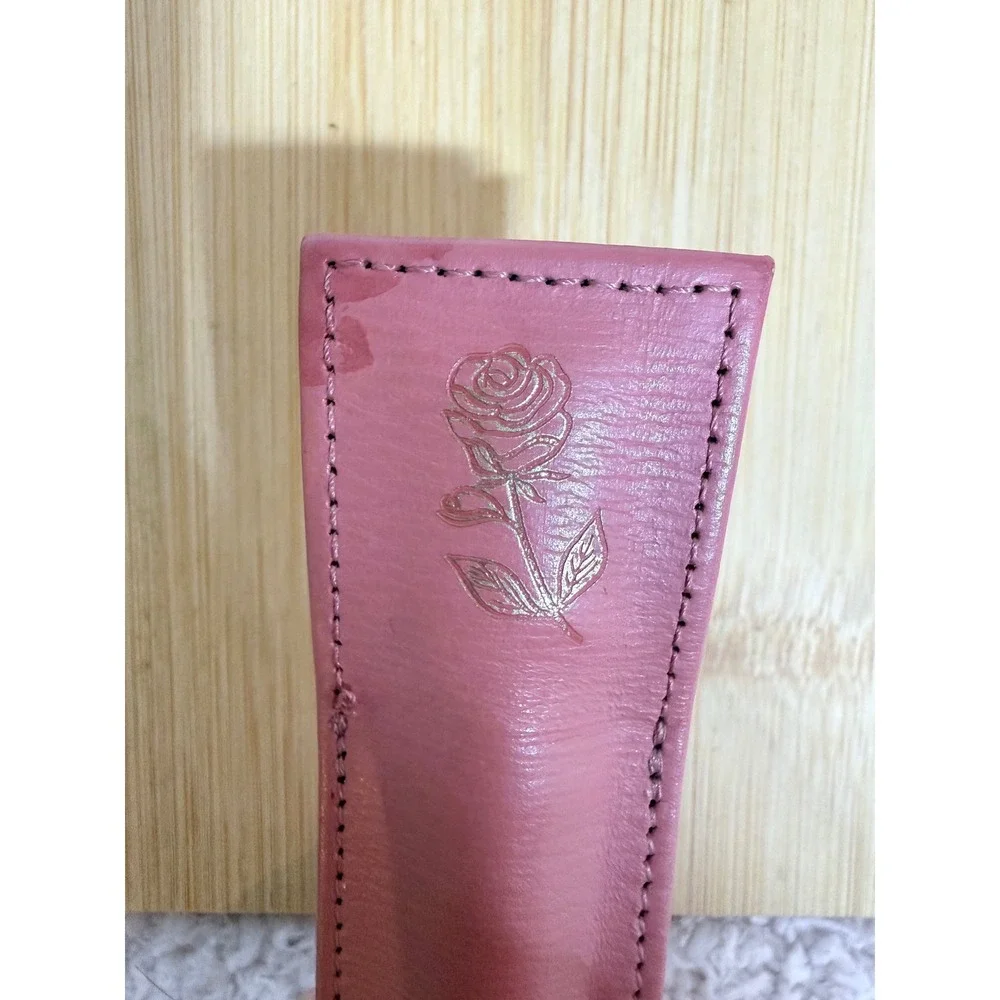 Vintage Cross 1/20 14KT Gold Filled Ballpoint Pen with Pink Leather Rose Sleeve